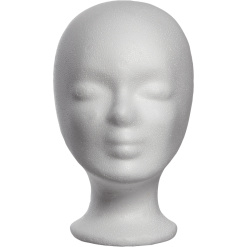Styrofoam wig head