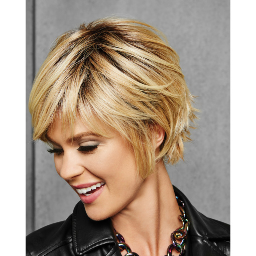 Textured Fringe Bob Wig - Image 4