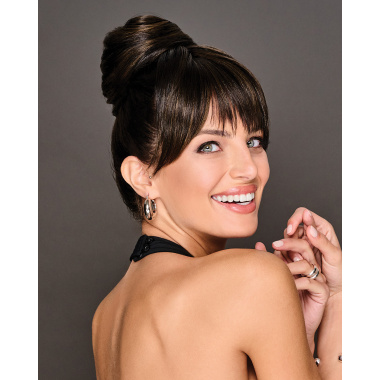 Alternative view of Trendy Fringe & Bun